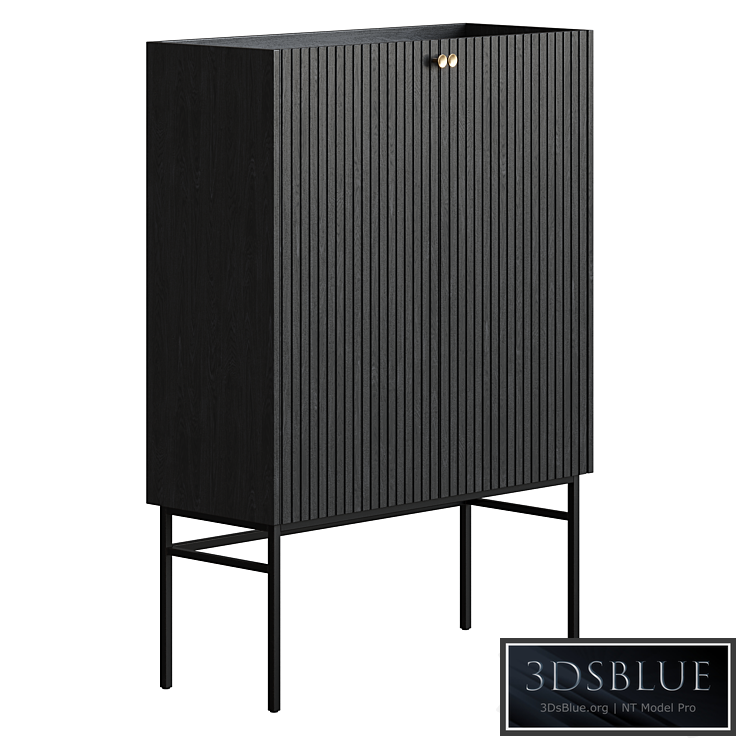 Rowico Home Halifax Cabinet Black