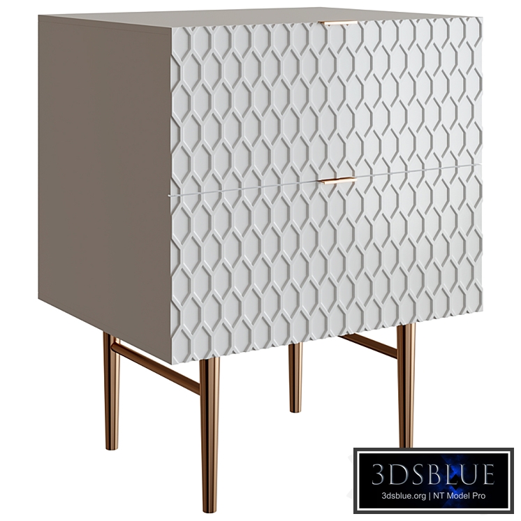 Bedside table CHANCE RIBB by Romatti