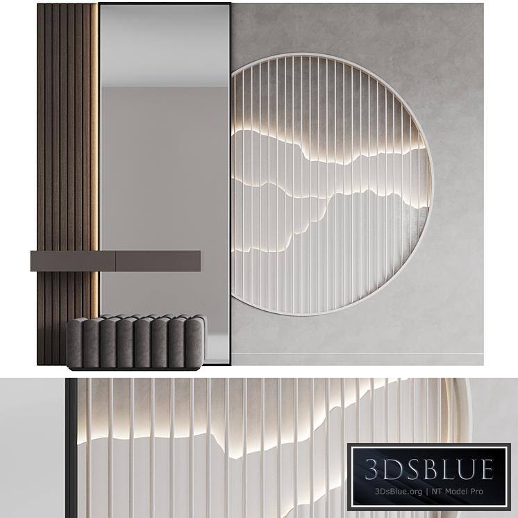 Composition in the entrance hall Mountains