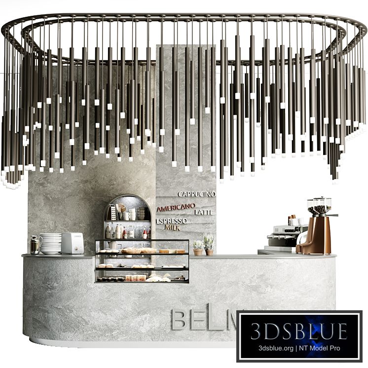 Design project coffee point with desserts 2. Cafe