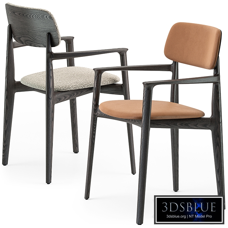 Poliform Curve dining armchair