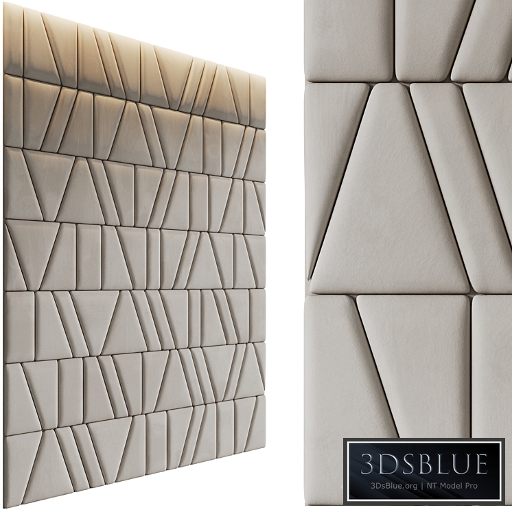 Frammenti soft wall panels in velor