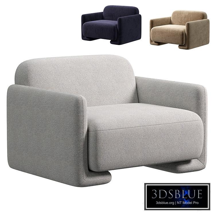 Fauteuil in bouclette Balzac Paris X LRI