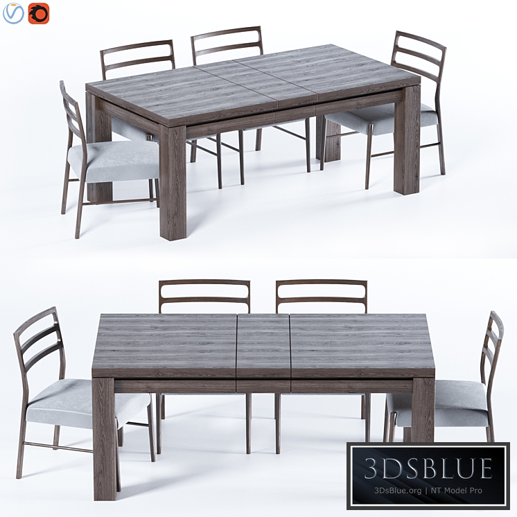 Folsom Storage Extending Dining Table