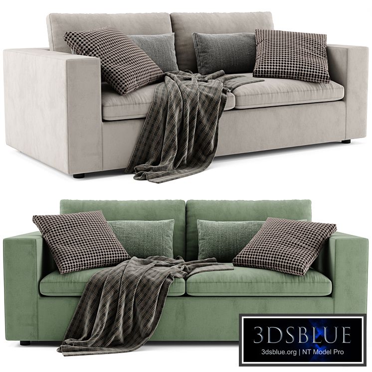 West Elm Harmony Modular 2 Seats Sofa