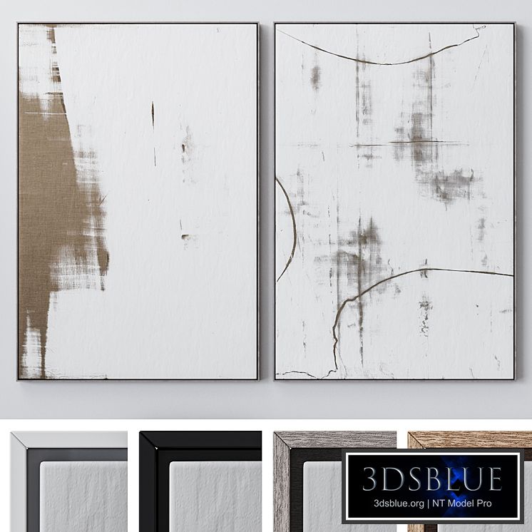 Set of large wall paintings 1986