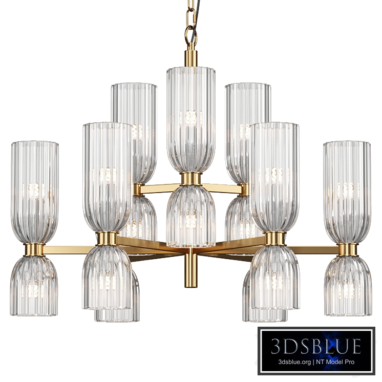 Chandelier Asalea Medium Two-Tier Circa