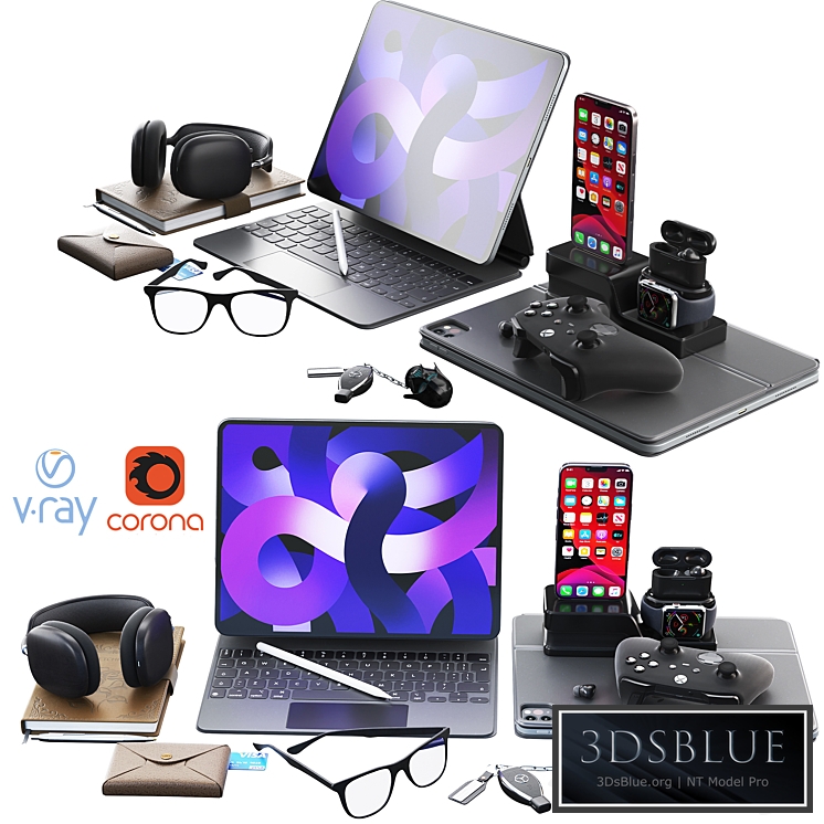 Workspace Composition / Apple Set