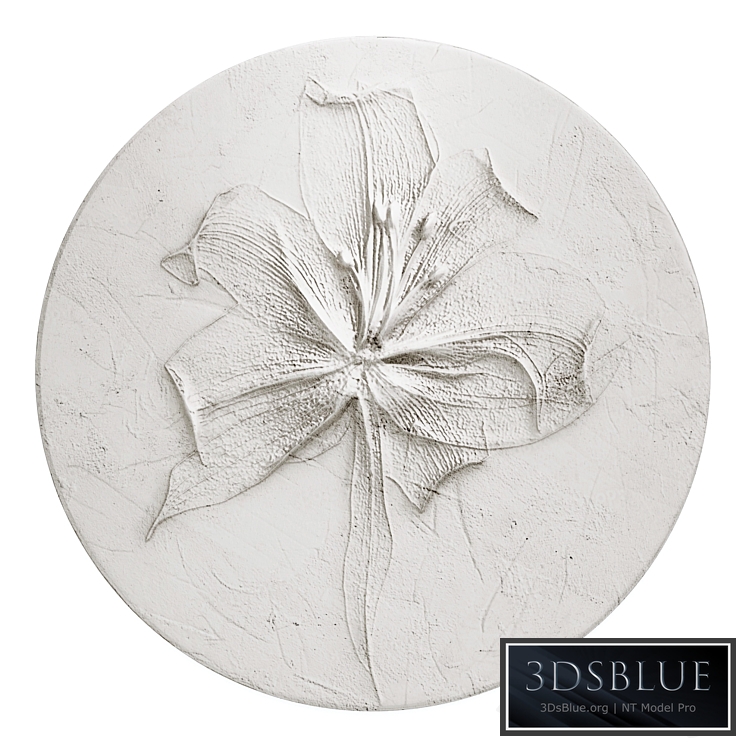 Flower plaster panel 142