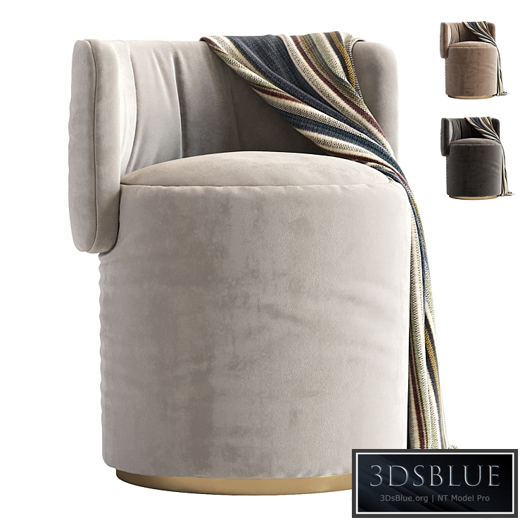 Love Seat Pouf Rugiano