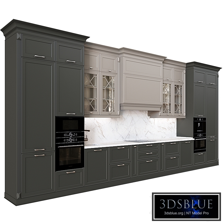 Neoclassical kitchen 11