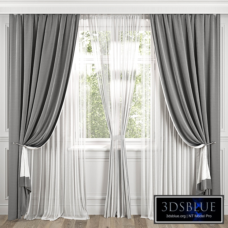 Curtains with window 495C