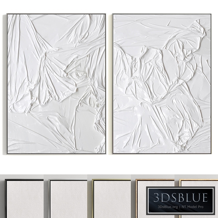 Plaster Two Photo Frame R-243