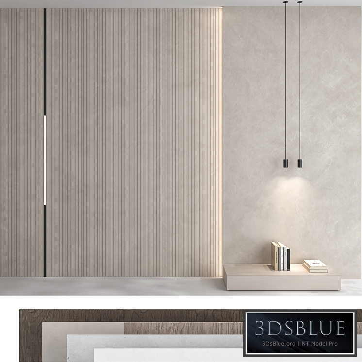 Decorative wall panel set 76