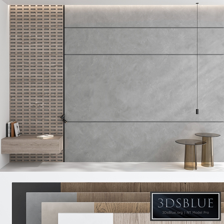 Decorative wall panel set 77