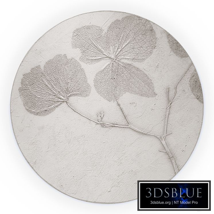 144 Flower plaster panel