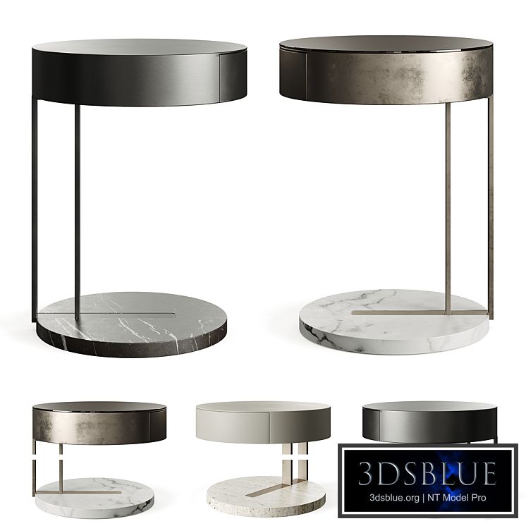 Meridiani Ralf Night Table by Andrea Parisio