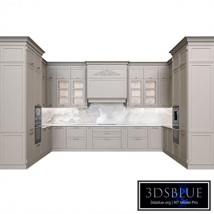 Neoclassical kitchen 12
