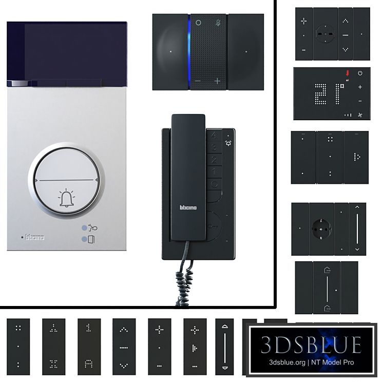 Door communication system/Sockets and switches Bticino/Bticino Living Now 2022 Black