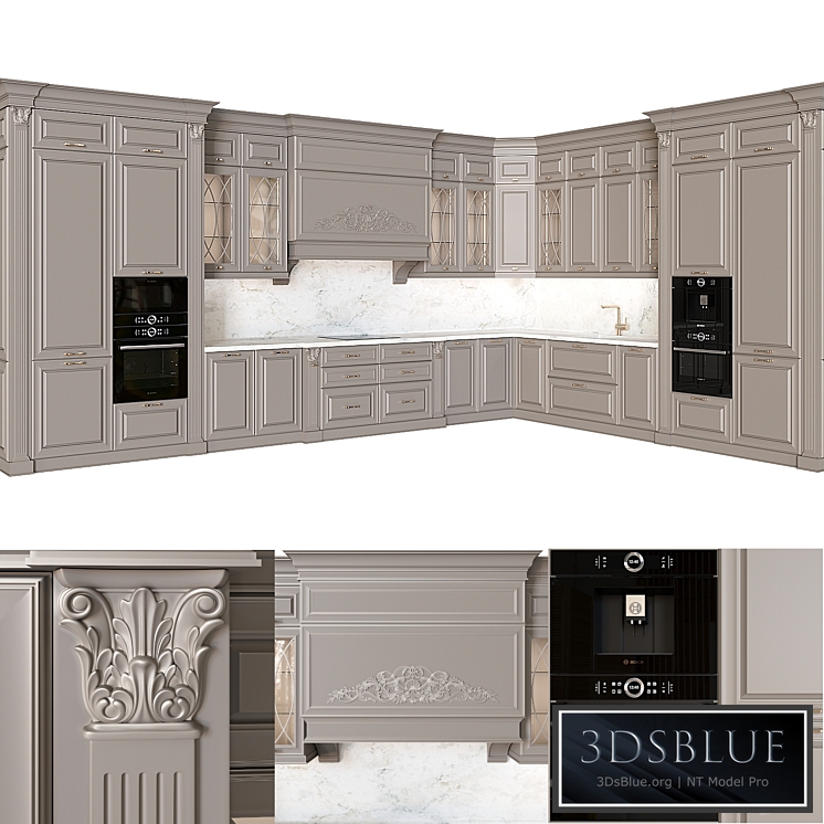 Kitchen in classic style 02