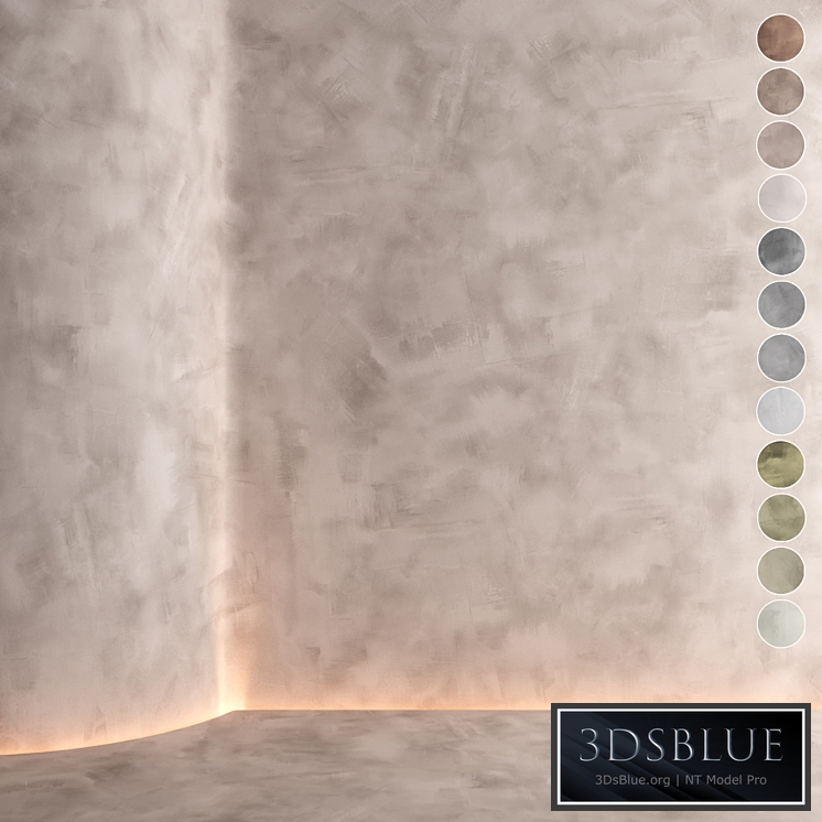 Decorative plaster 005 (Seamless texture)
