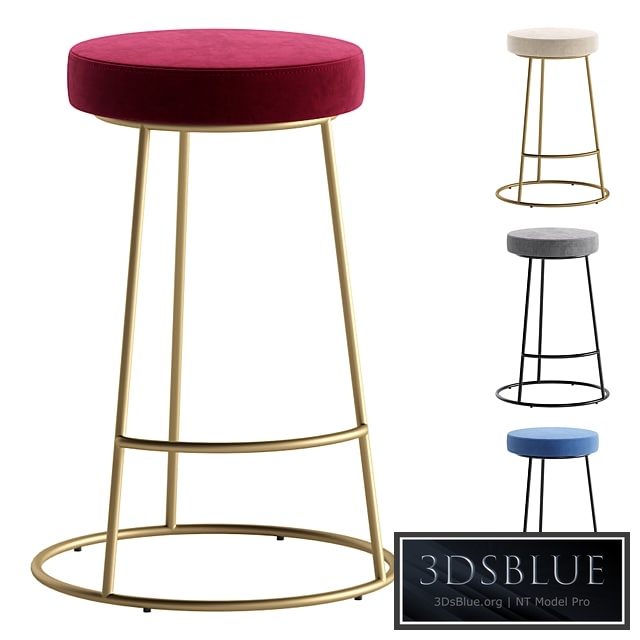 Bar Stool MACLAINE by Cazarina Interiors 4 Colors Version/Барный Стул МАКЛЕЙН