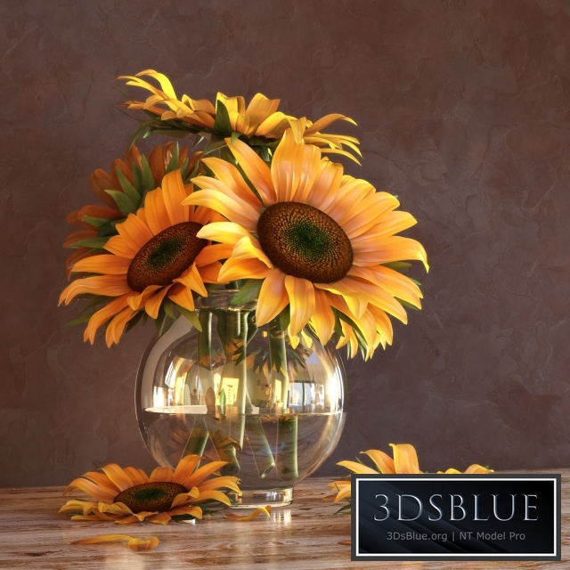 Sunflowers in a Vase
