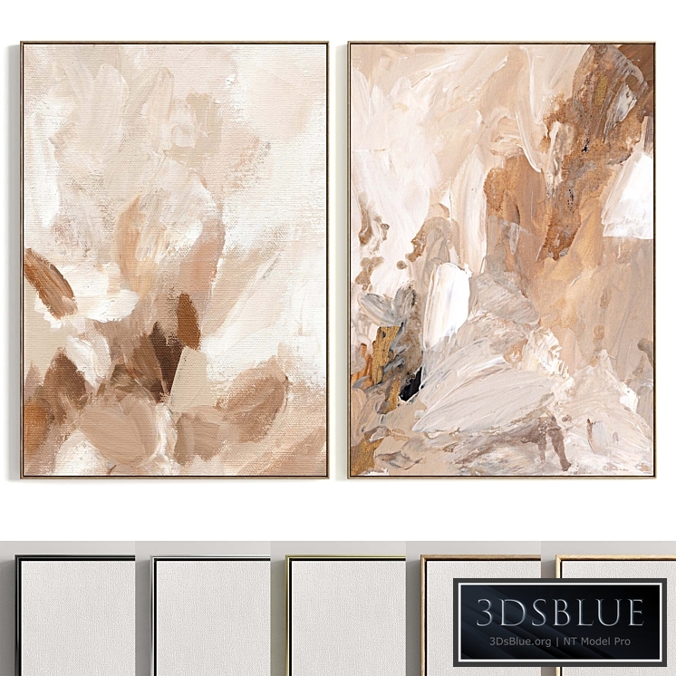 Plaster Two Photo Frame R-245