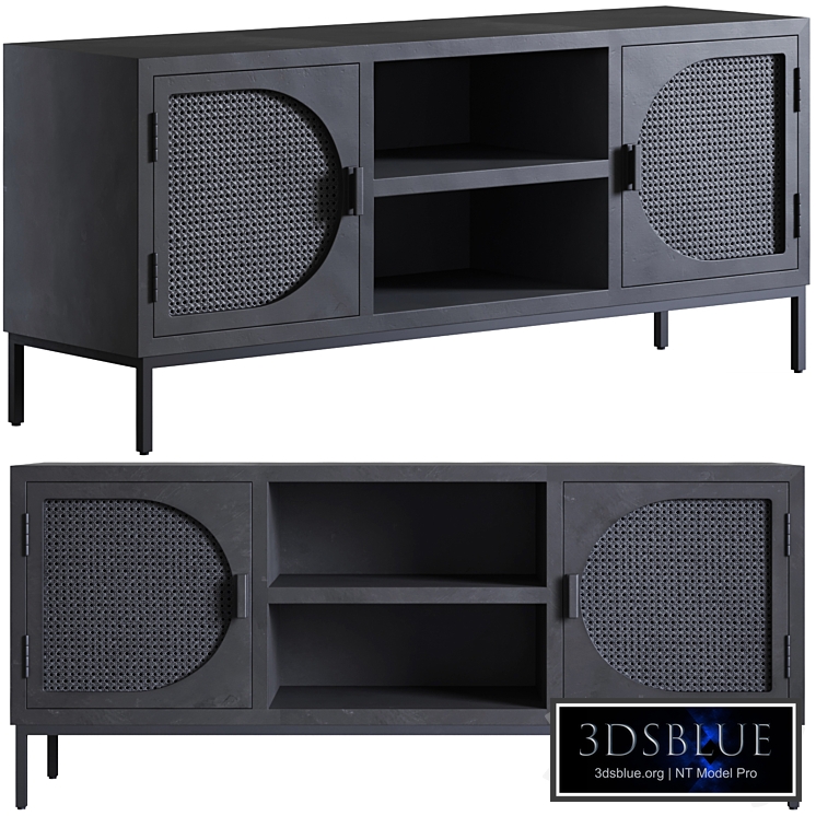 TV stand Black Cane