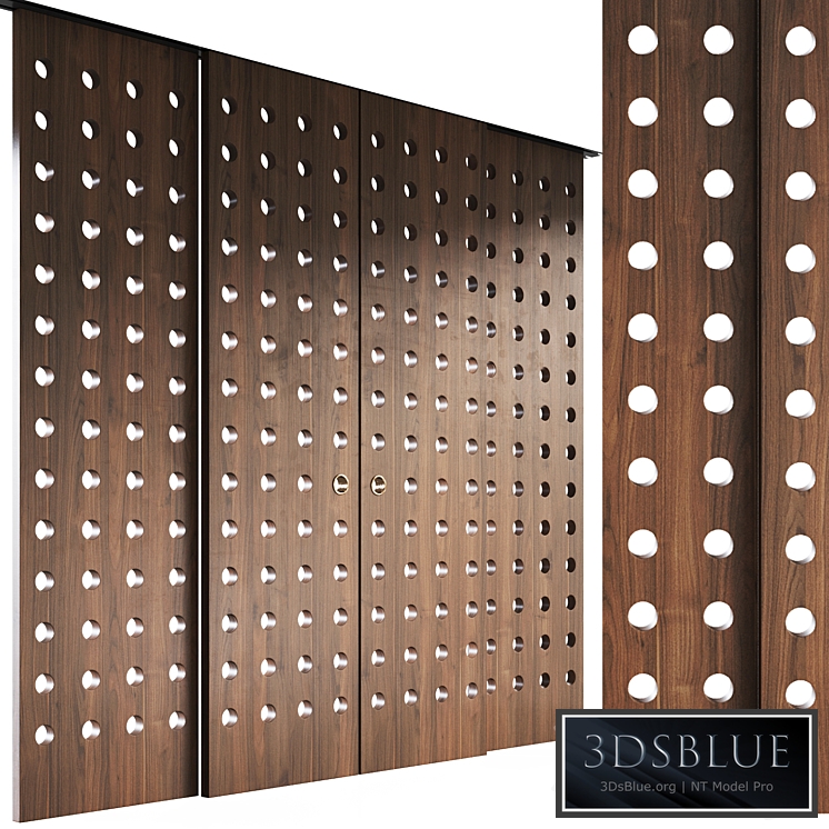 Decorative sliding partition Mobius