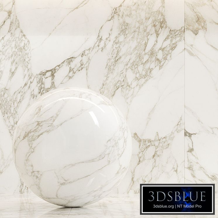 Caesar Set 16 - Luxury Arabesque - White marble