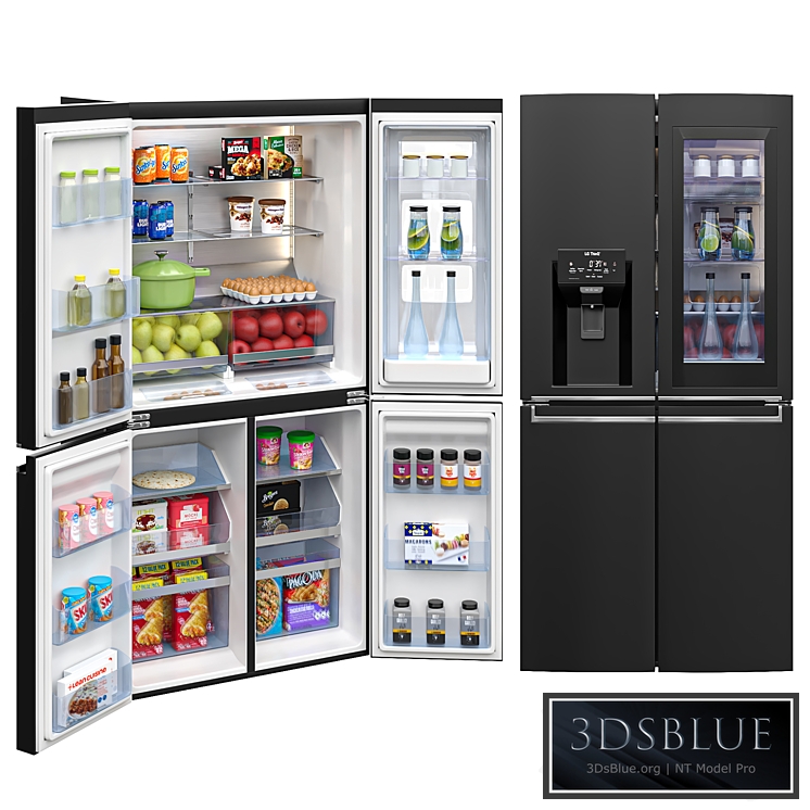 LG Refrigerators GF-D706MBL