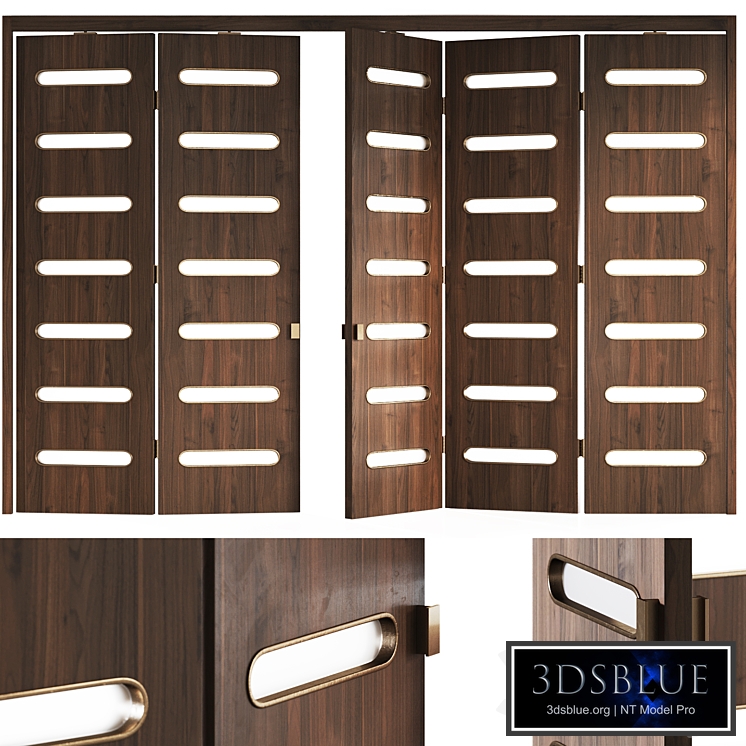 Decorative folding doors Mobius 2