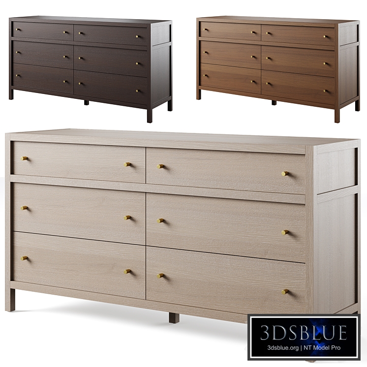 Keane 6-Drawer Dresser by Crate and Barrel