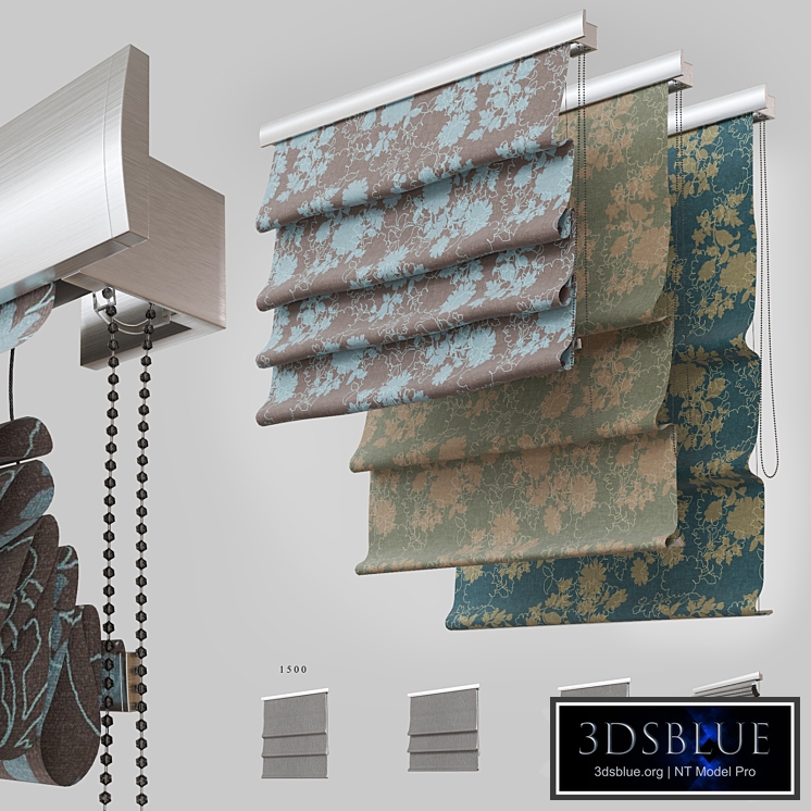 Roman curtains. Set 6