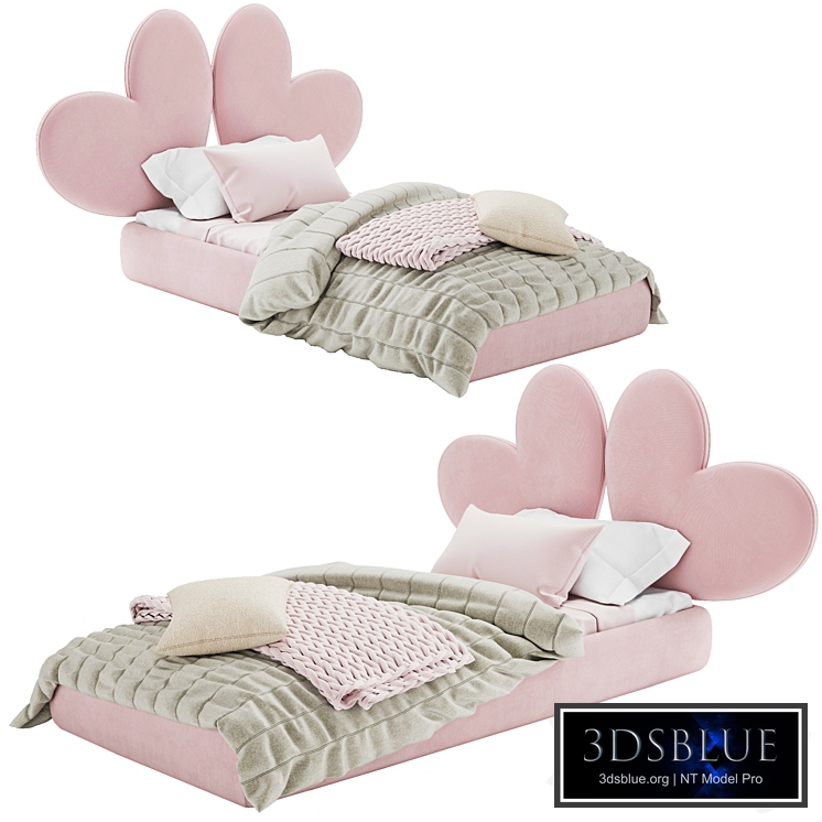 Children's bed - heart