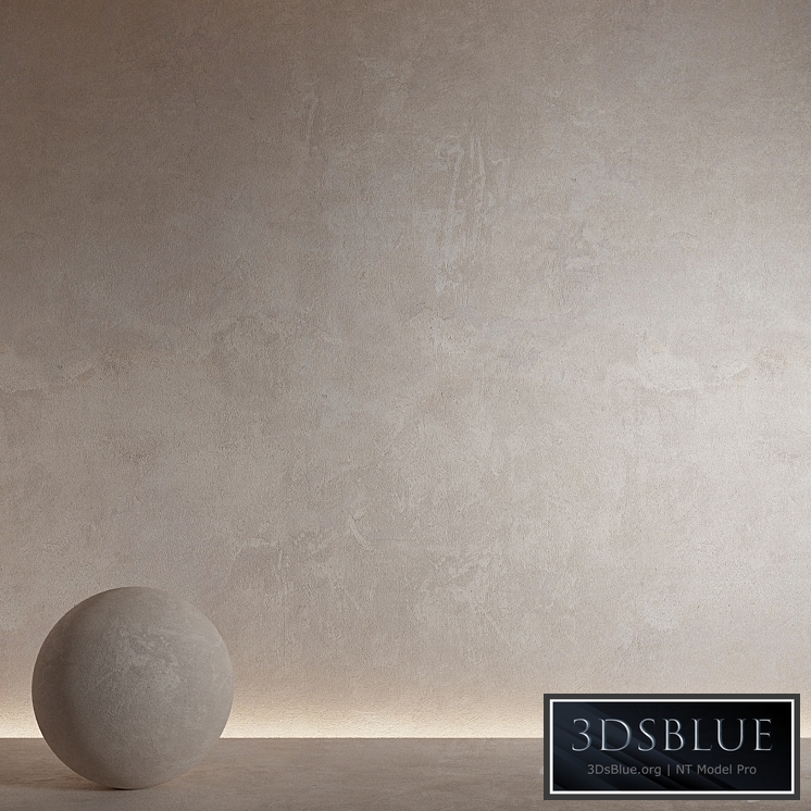 Decorative plaster. Seamless decorative plaster material