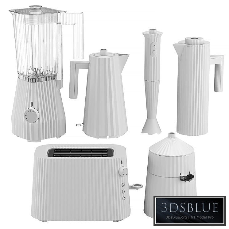 Set of kitchen appliances Alessi Plisse