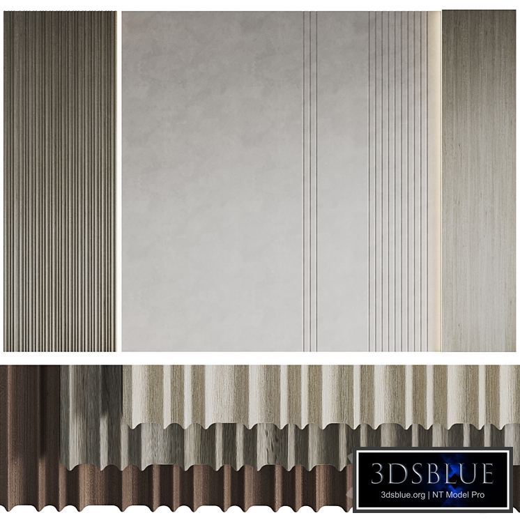 Decorative wall panels Wood 2