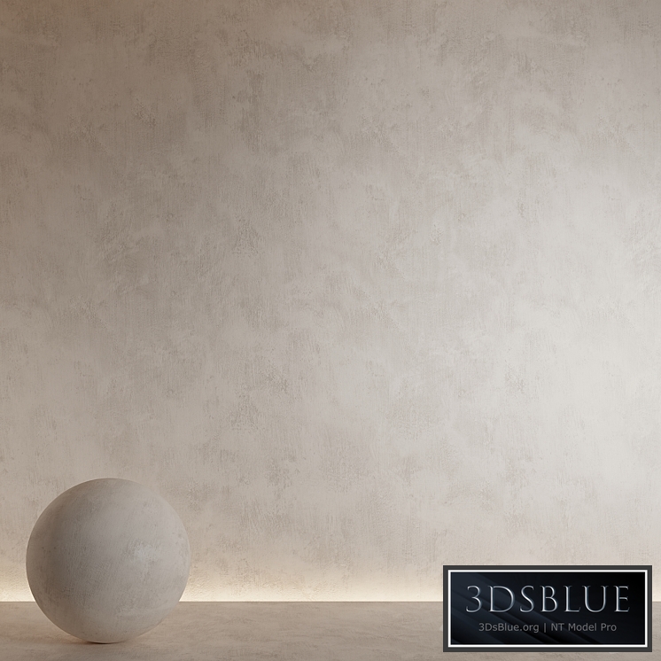 Decorative plaster. Seamless decorative plaster material