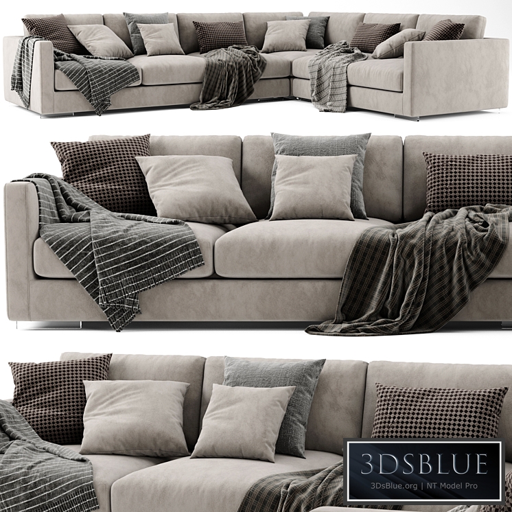 Flexform Magnum L Shaped Sofa