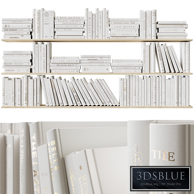 Set of books Books Beige_1