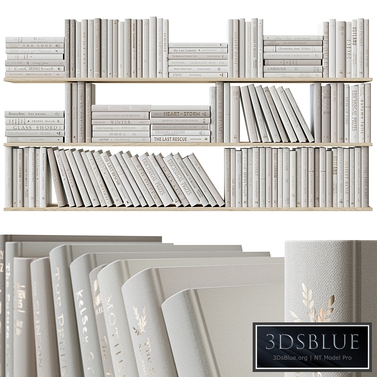 A set of beige books Books light beige