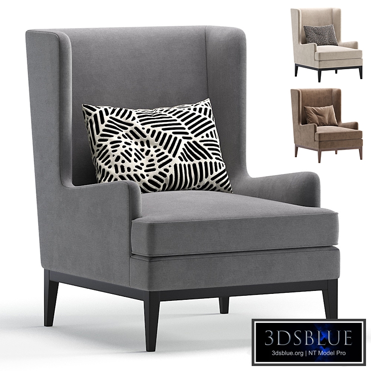 Armchair STANFORD by Cazarina Interiors 3 Colors Version/Кресло СТЭНФОРД