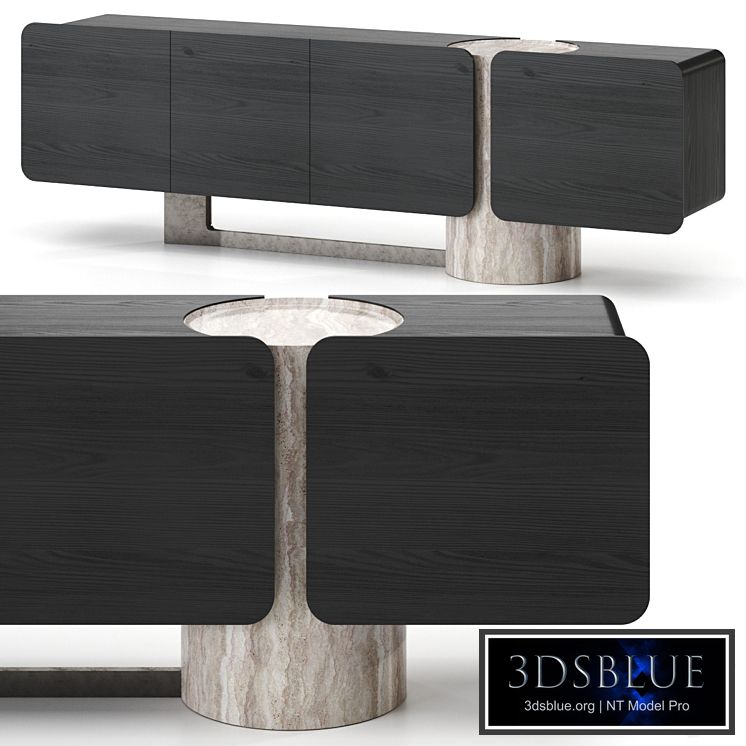Titano Wooden Sideboard By Enne