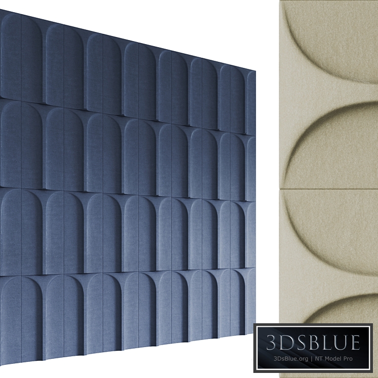 Arc Acoustic Wall Panel by Stone