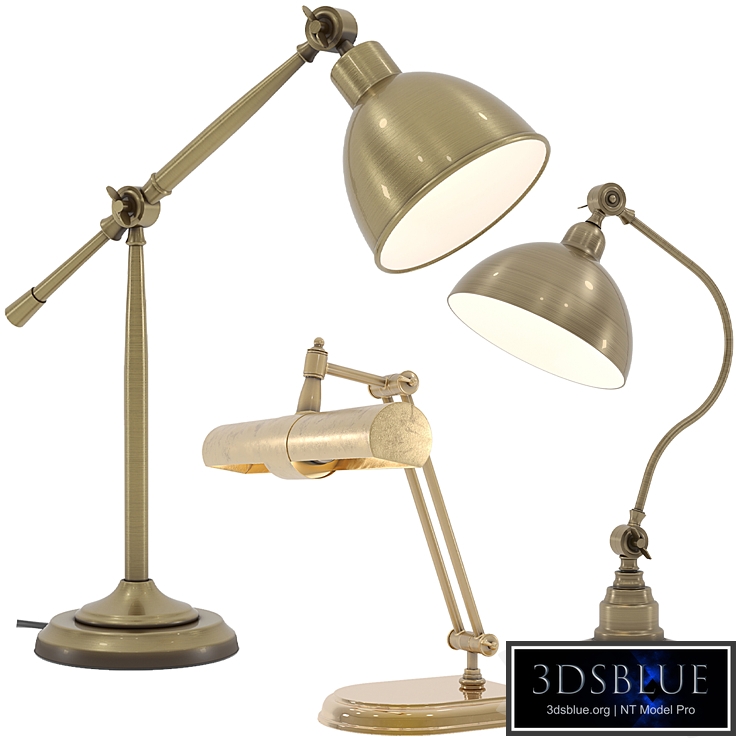 4 Study Table Lamp Set 03