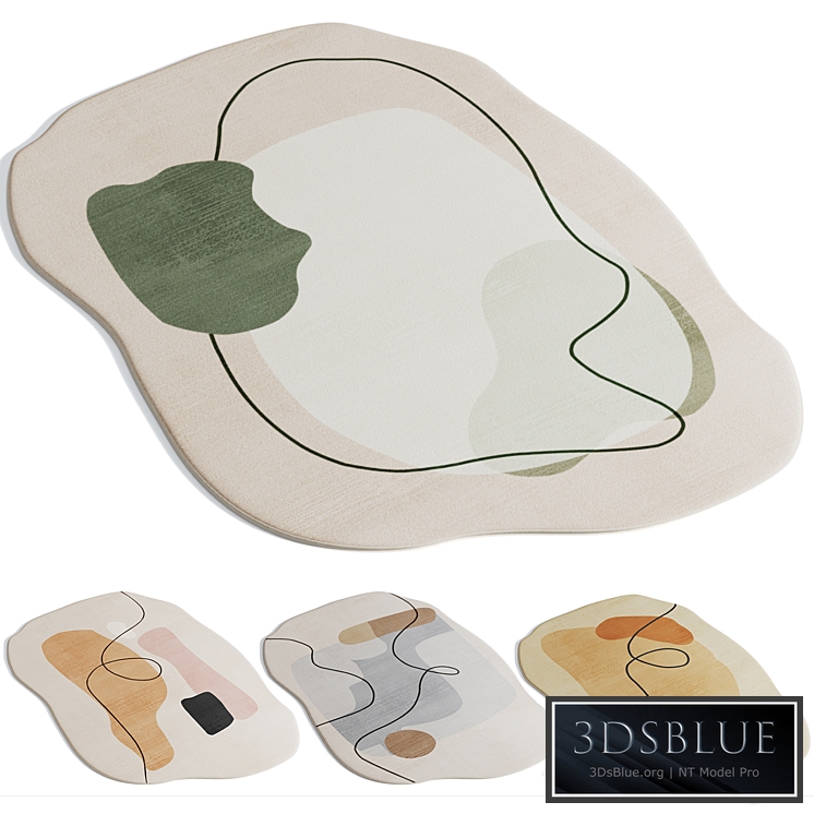 Orange Casual lecture carpet by Litfad