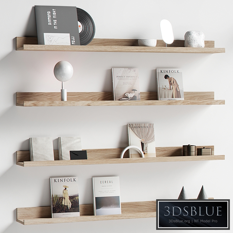 Decorative set 050 bookshelf