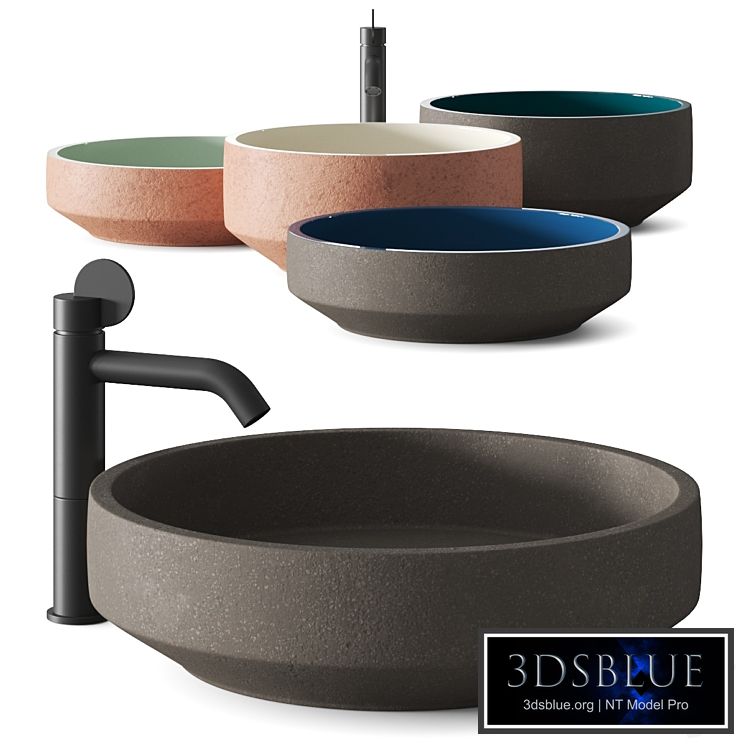 Agape Cenote Washbasins & Lemon Taps